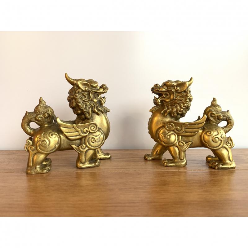 Kỳ Lân Bằng Đồng Thau Phong Thủy