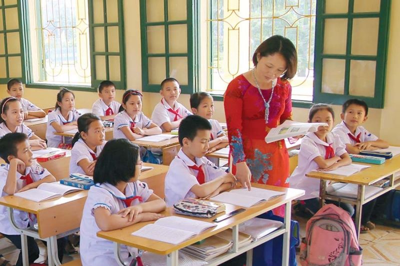 Lập dàn ý cho bài văn tả cô giáo