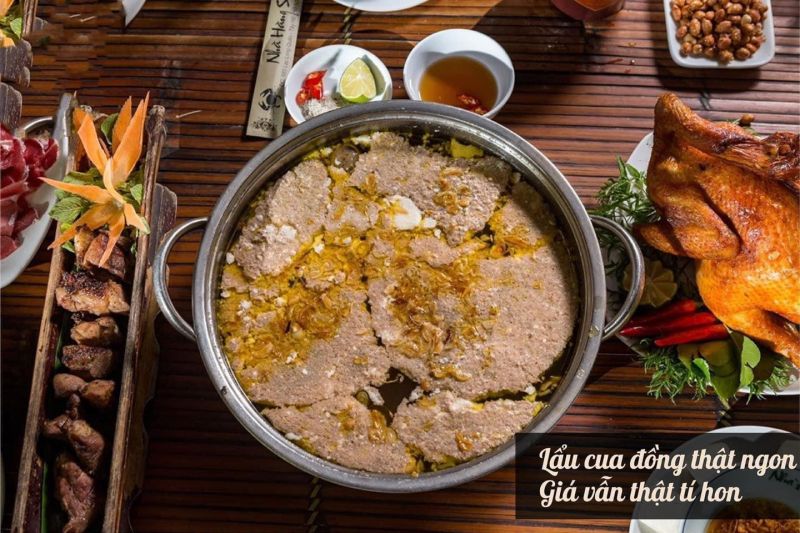 Lẩu cua đồng Song Hà