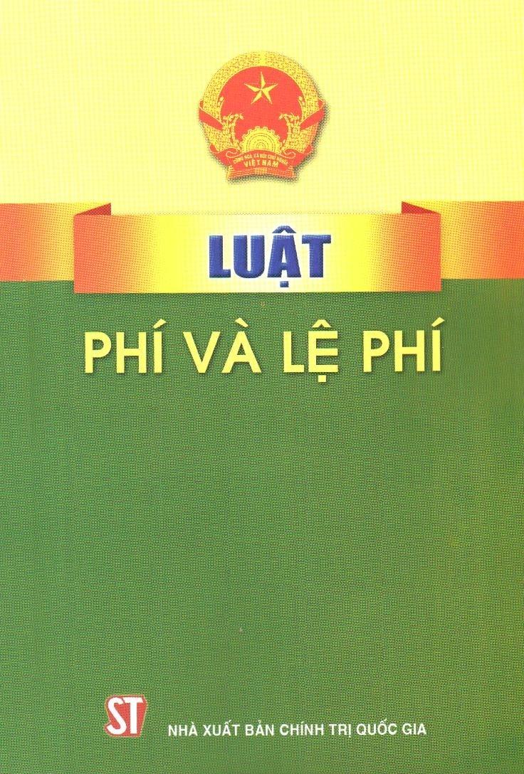Luật phí và lệ phí năm 2015
