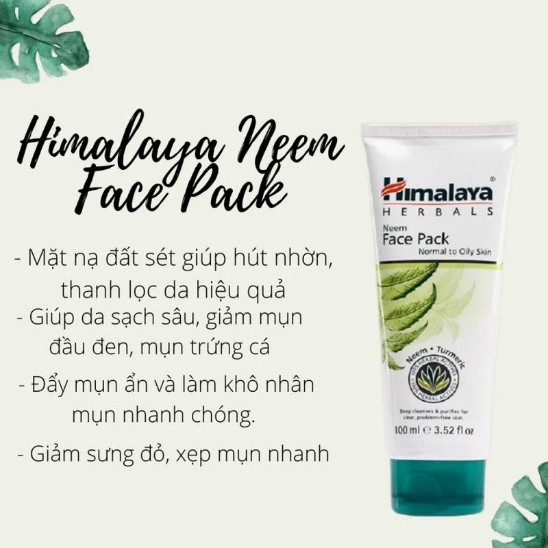 Mặt nạ đất sét Himalaya Neem Face Pack