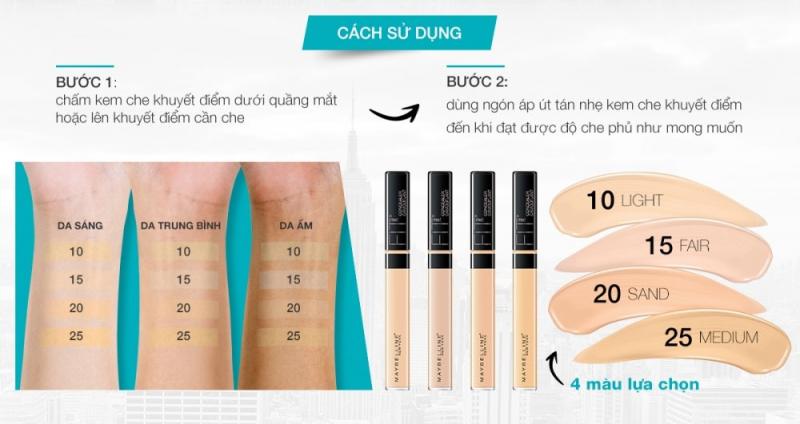 Kem che khuyết điểm Fit Me Concealer Maybelline New York