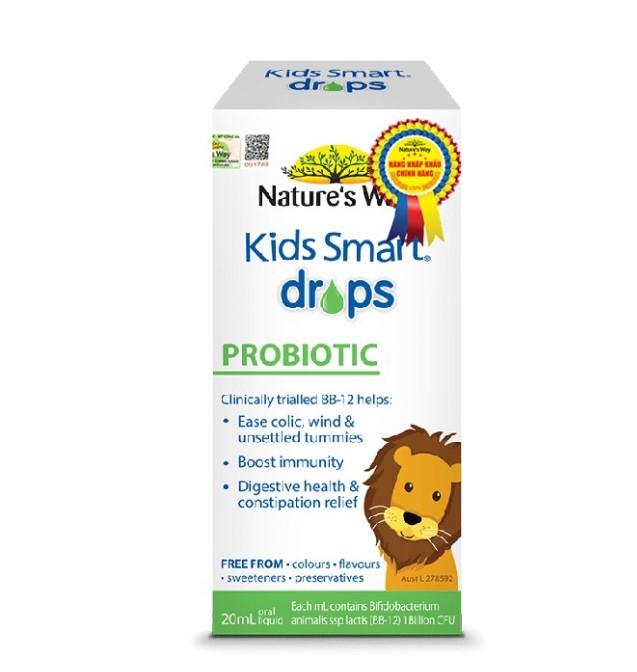 Men vi sinh Nature’s Way Kids Smart Drops Probiotic