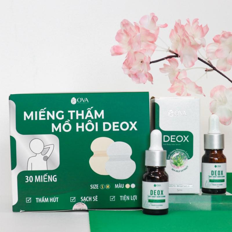 Miếng dán thấm mồ hôi nách Ova DeoX