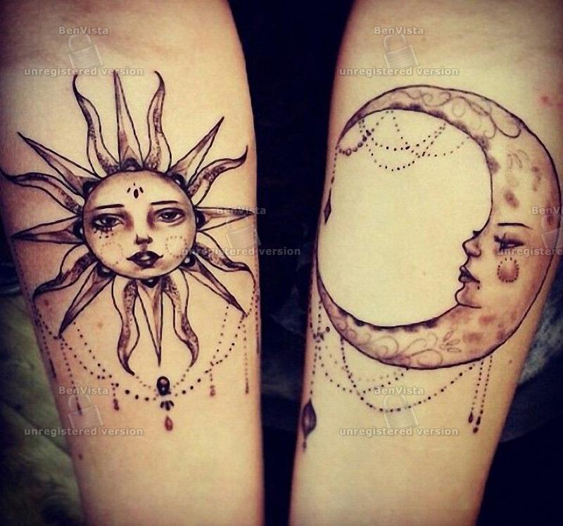 Moon and Sun