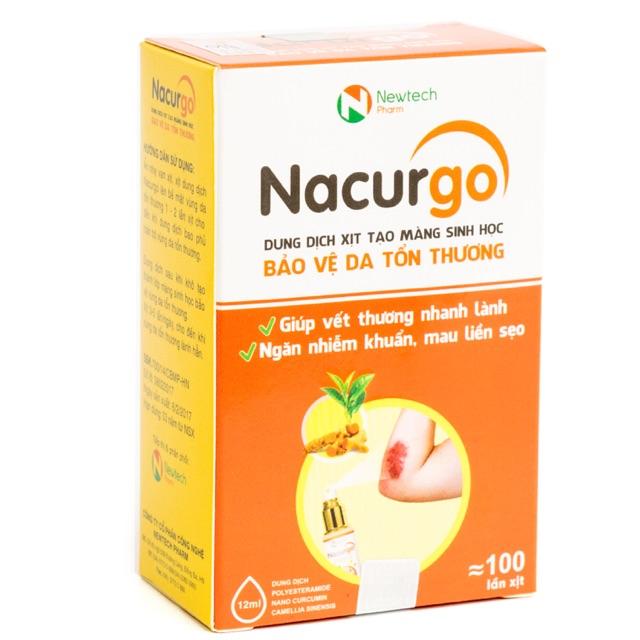 Nacurgo - băng vết thương dạng xịt