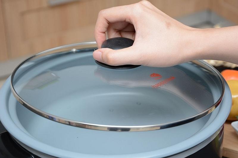 Nắp nồi trong suốt bằng thủy tinh, chịu nhiệt tốt