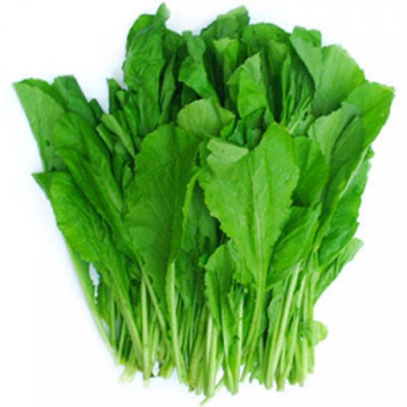 Cải ngọt sẽ chín sau khoảng 30 giây với lò vi sóng