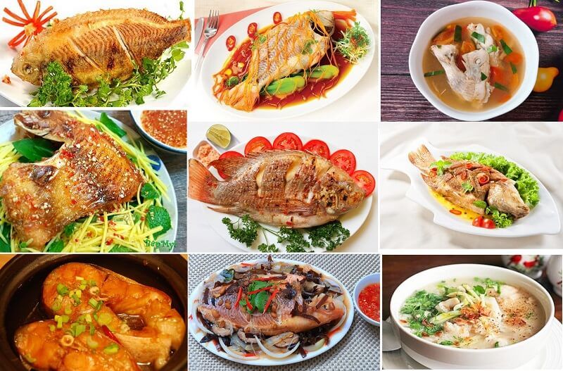 Những món ăn ngon từ cá diêu hồng