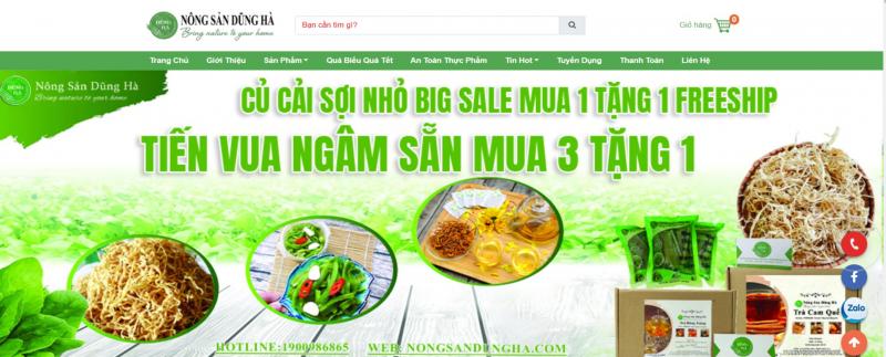Chuỗi cửa hàng Nông sản Dũng Hà