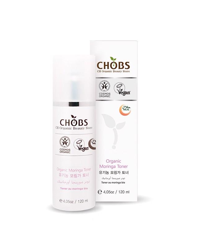 Nước hoa hồng chiết xuất lá chùm ngây organic Chobs Moringa Lotion.