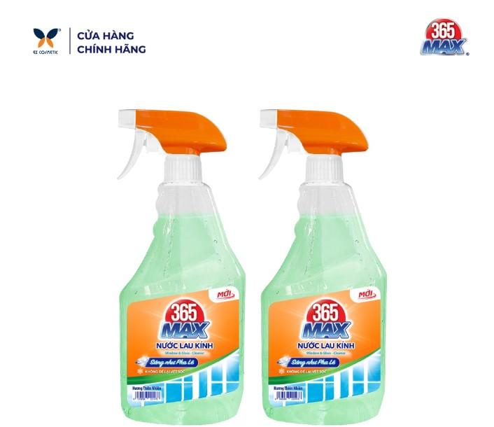 Nước lau kính hương tự nhiên 365MAX