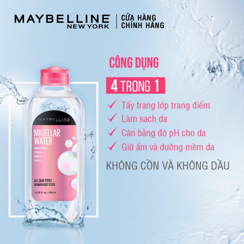Nước tẩy trang Micellar Maybelline New York Micellar Water 4-in-1 400ml