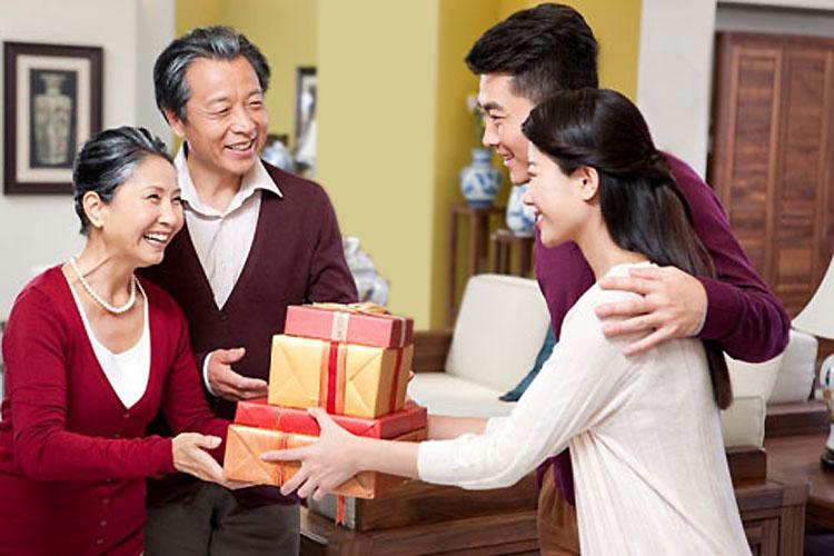 Chúc tết cha mẹ
