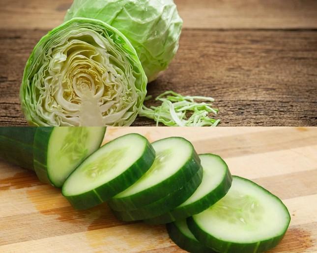 Salad Nga bắp cải trộn dưa leo