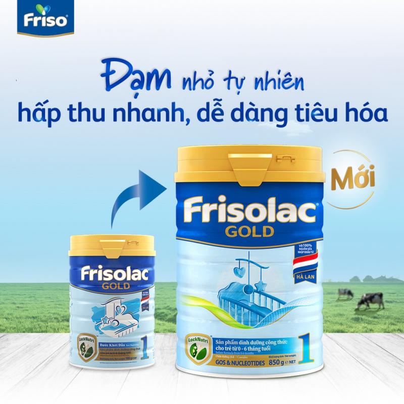 Sữa bột Frisolac Gold 1 850g