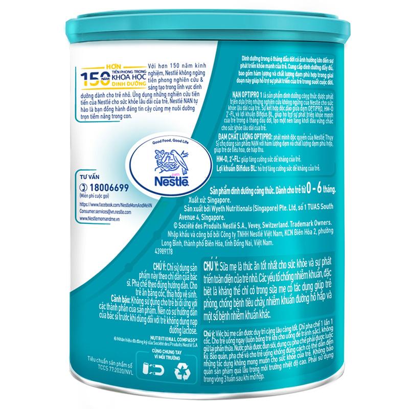 Sữa Bột Nestle NAN OPTIPRO 1 HM-O Hộp 400g