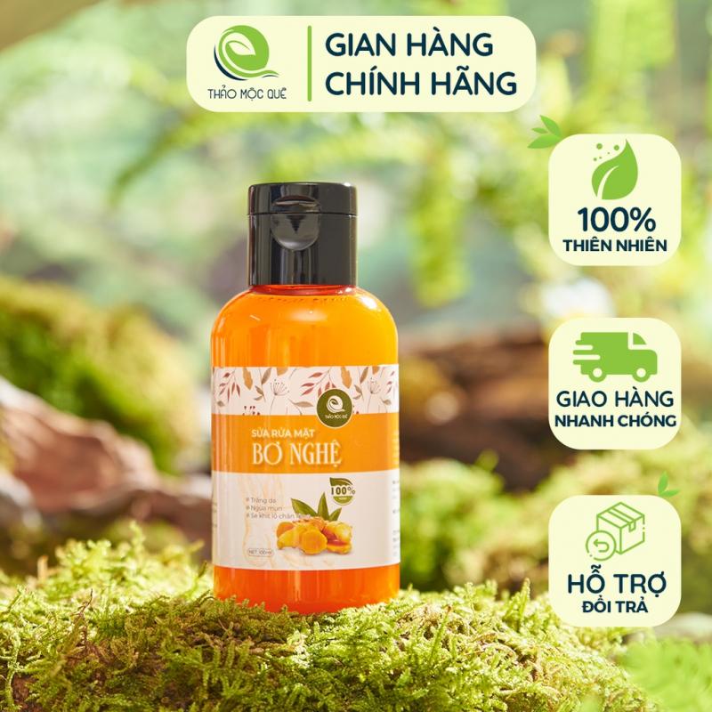 Sữa rửa mặt bơ nghệ Thảo Mộc Quê