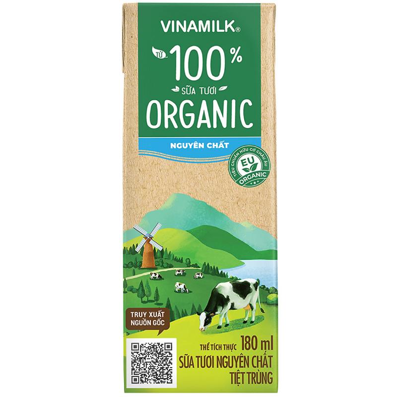 Sữa tươi tiệt trùng Vinamilk organic 100%
