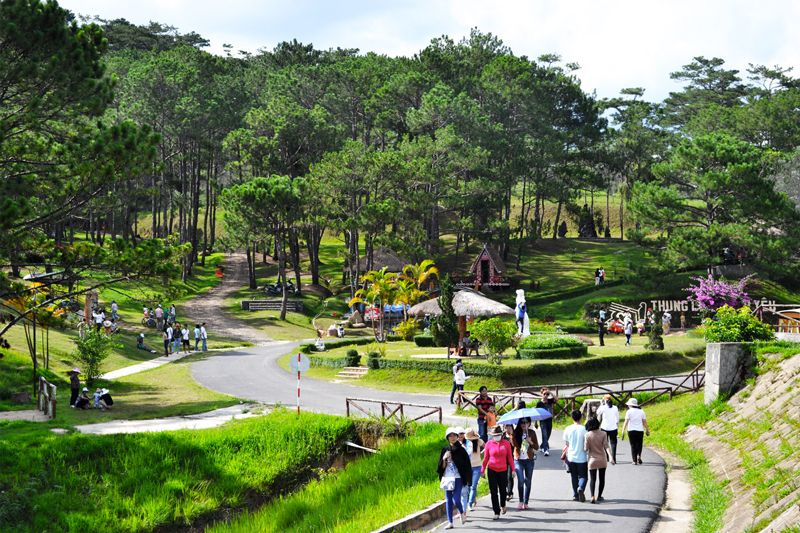 Một góc trong thung Lũng Tình Yêu