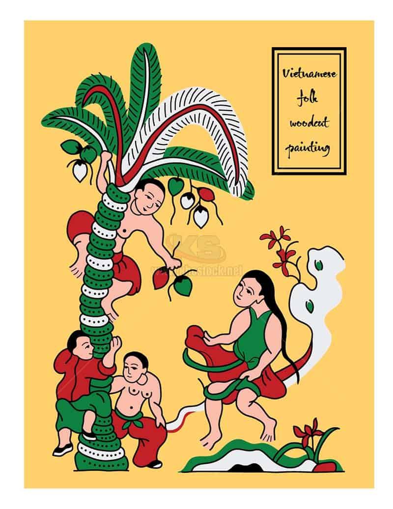 Thuyết minh về tranh Đông Hồ - Bài 6