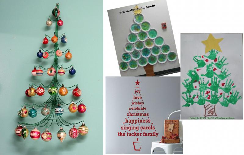 Trang trí Noel cho tường lớp mầm non