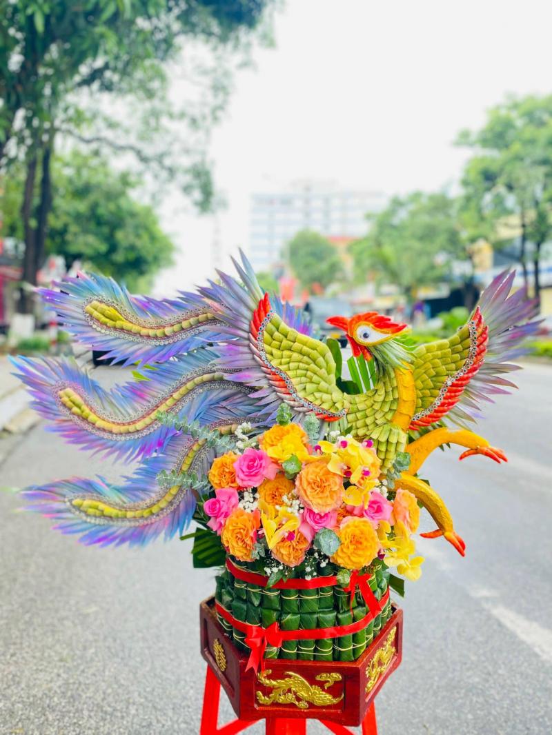 Tráp cưới hỏi - Hoa tươi Vũ Dung