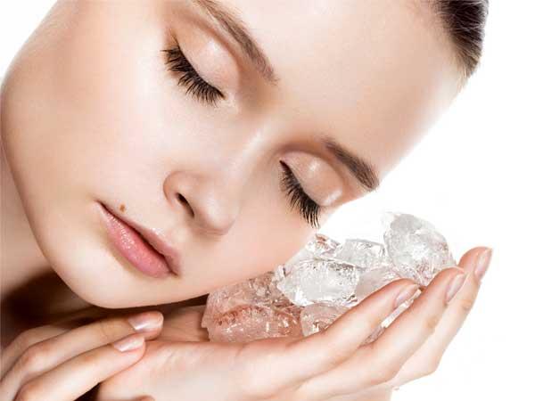 Trị mụn bằng nước đá