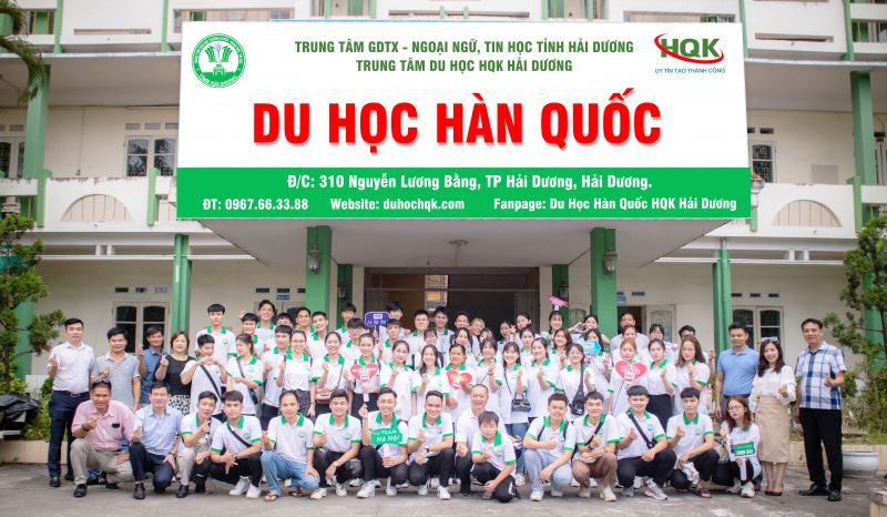 ﻿﻿Trung tâm du học HQK Hải Dương