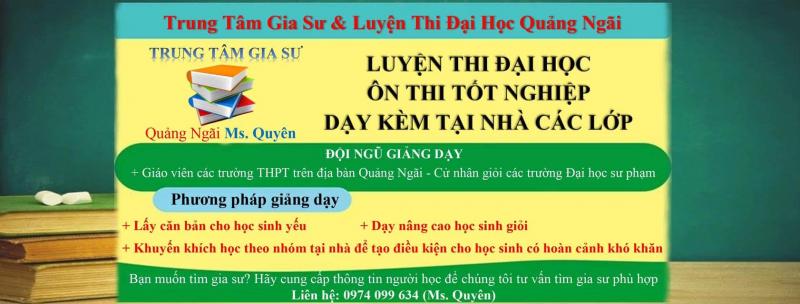 Trung Tâm Gia Sư Quảng Ngãi Ms Quyên