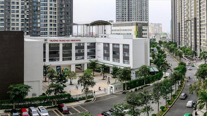 Hình ảnh khuôn viên Trường Trung học Vinschool Central Park