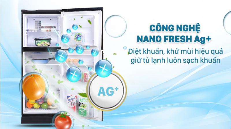 Tủ lạnh ngăn đông trên Aqua 130 Lít AQR-T150FA(BS)