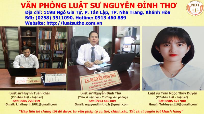 Văn phòng luật sư Nguyễn Đình Thơ