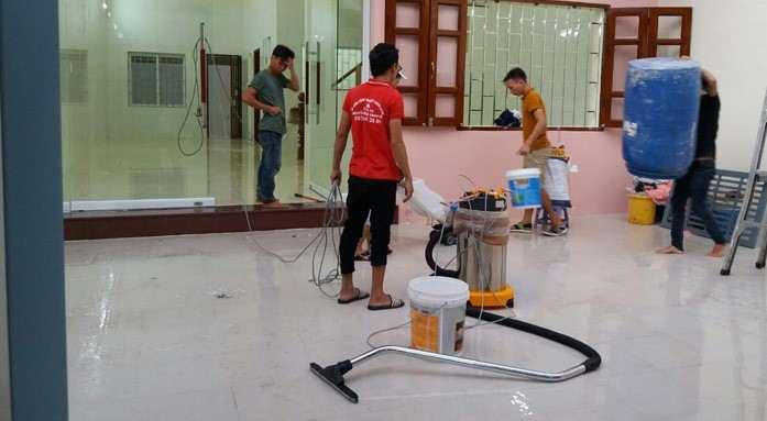 Vệ sinh công nghiệp Sóng Xanh