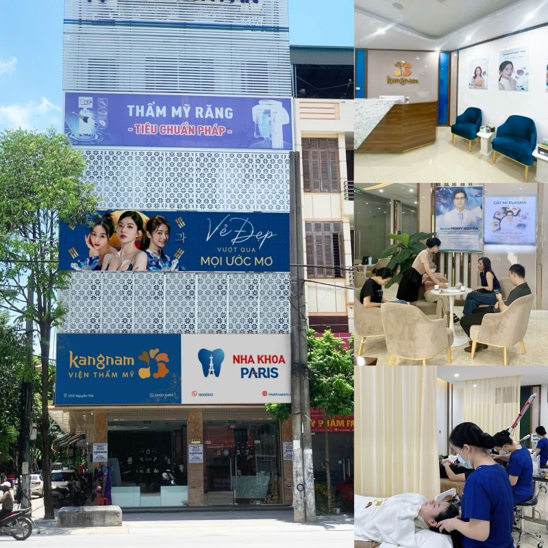 Viện thẩm mỹ Kangnam Thanh Hóa đáp ứng đầy đủ cơ sở vật chất, trang thiết bị, bác sĩ thẩm mỹ