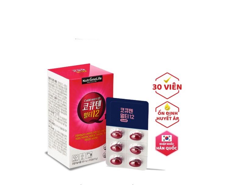 Viên uống NutrioneLife CoQ10 Multi 12