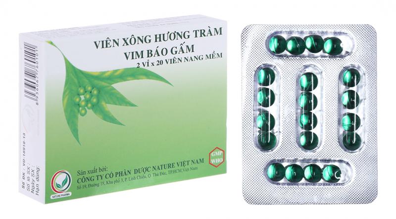 Viên Xông Hương Tràm Vim Báo Gấm trị cảm