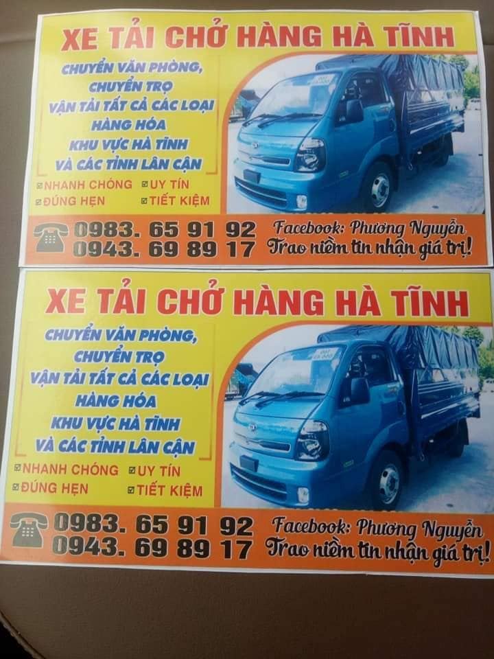 Xe Tải Chuyển Trọ Hà Tĩnh