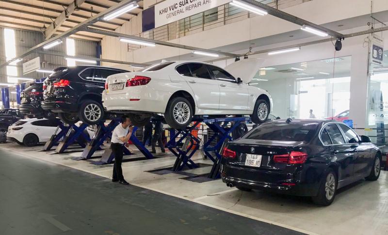 Xưởng dịch vụ sửa chữa BMW tại Showroom BMW Long Biên﻿