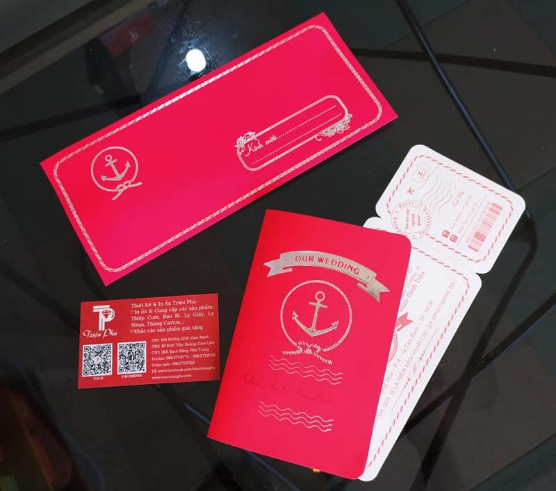 Thiệp cưới Triệu Phú