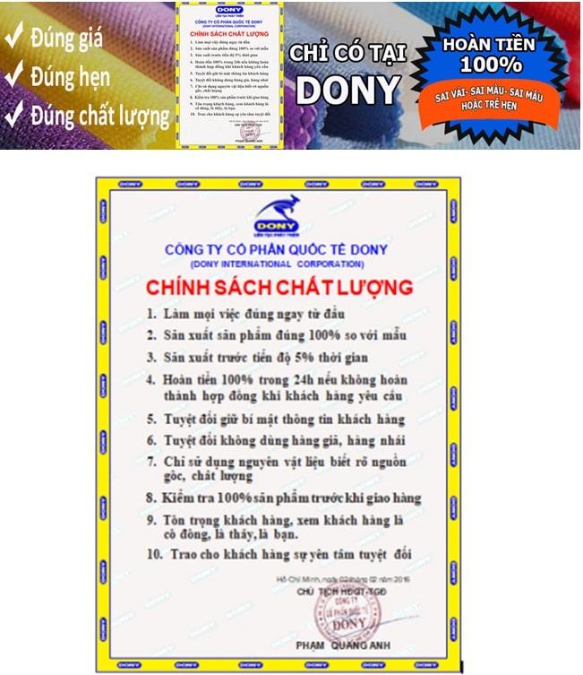 Cam kết đảm bảo chất lượng của Xưởng